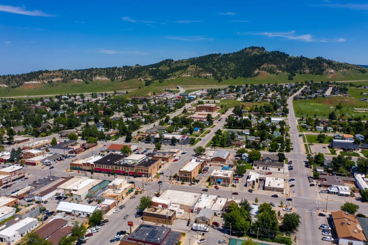 Cedar deck added to historic downtown Spearfish home