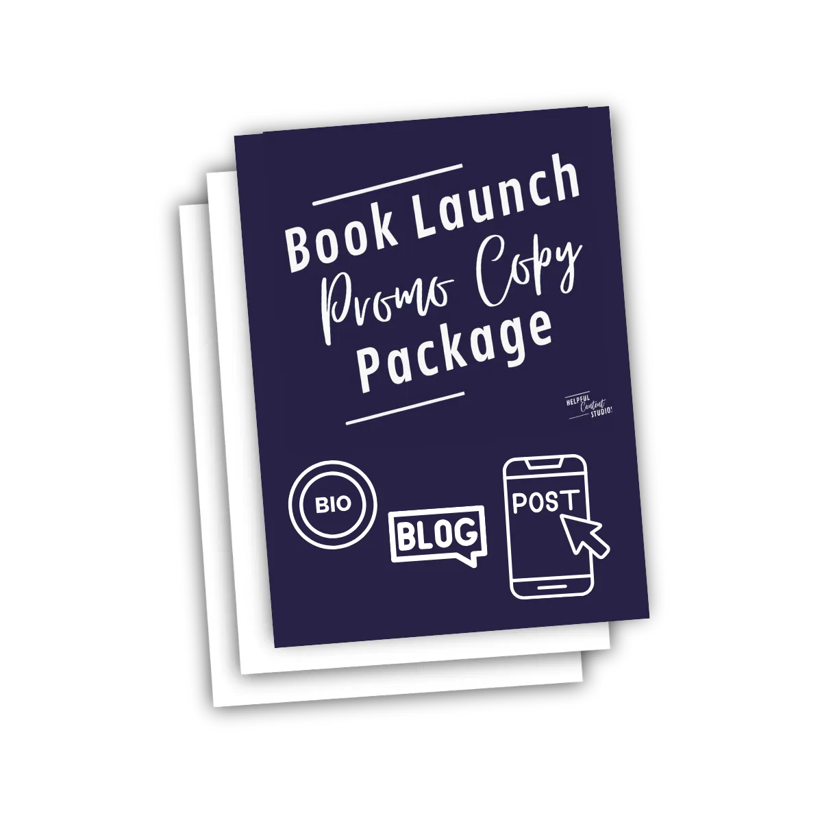 Helpful Content Studios Book Launch Promo Copy Done for You