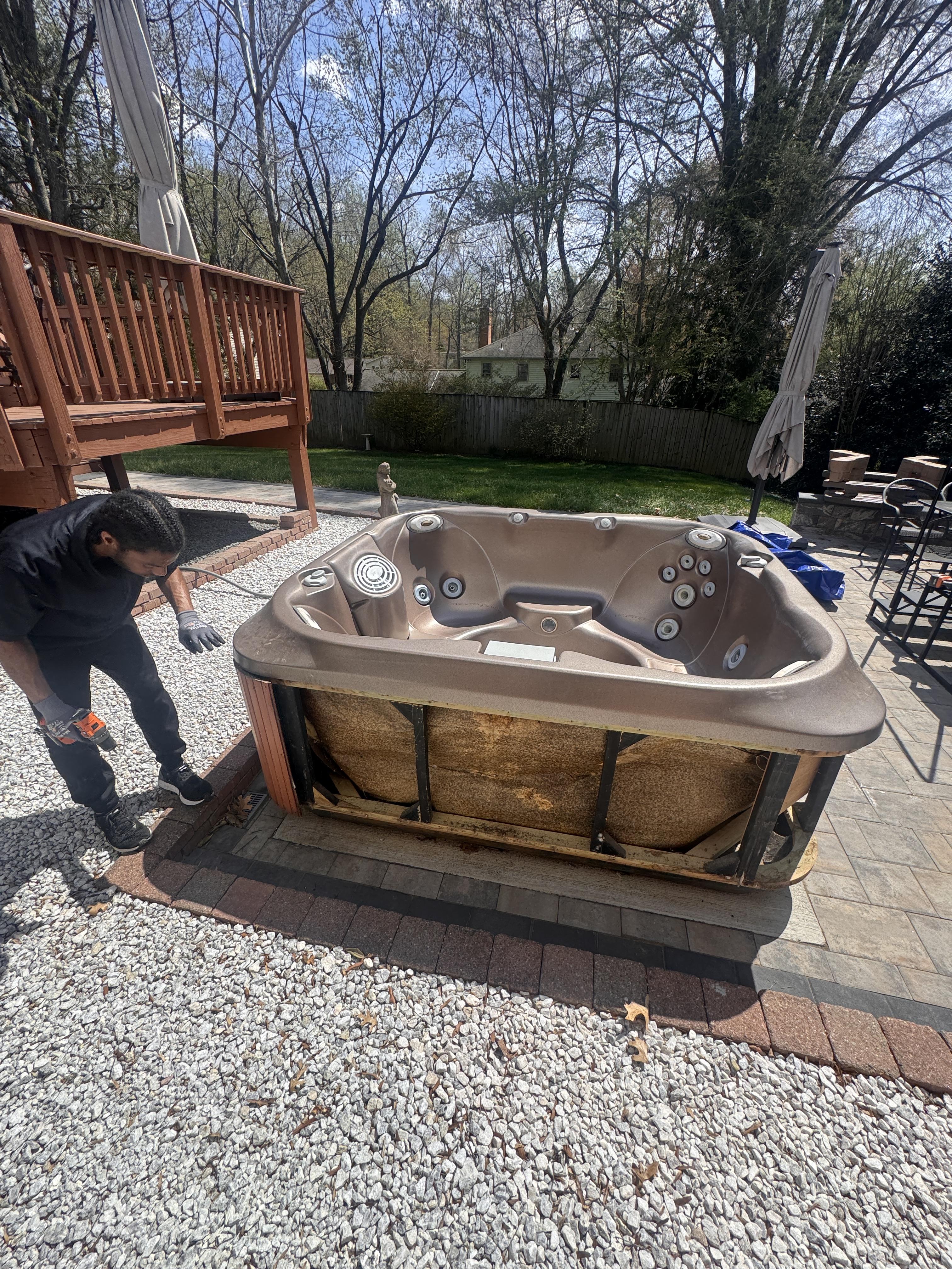 hot tub removal service Montgomery County MD
