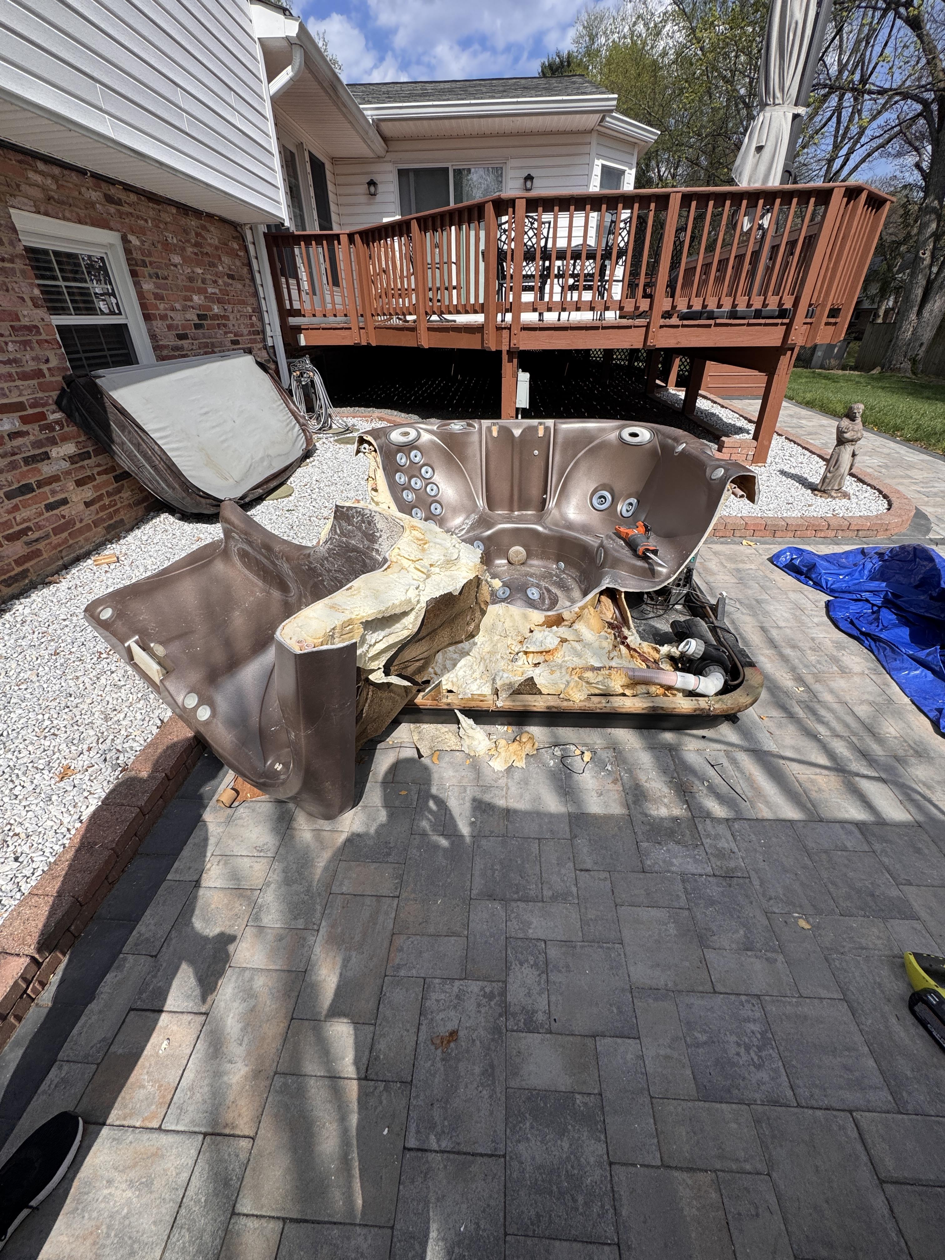  hot tub removal service silver spring
