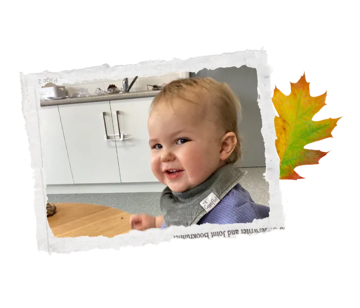 Momentum Early Learning Centre infant smiling