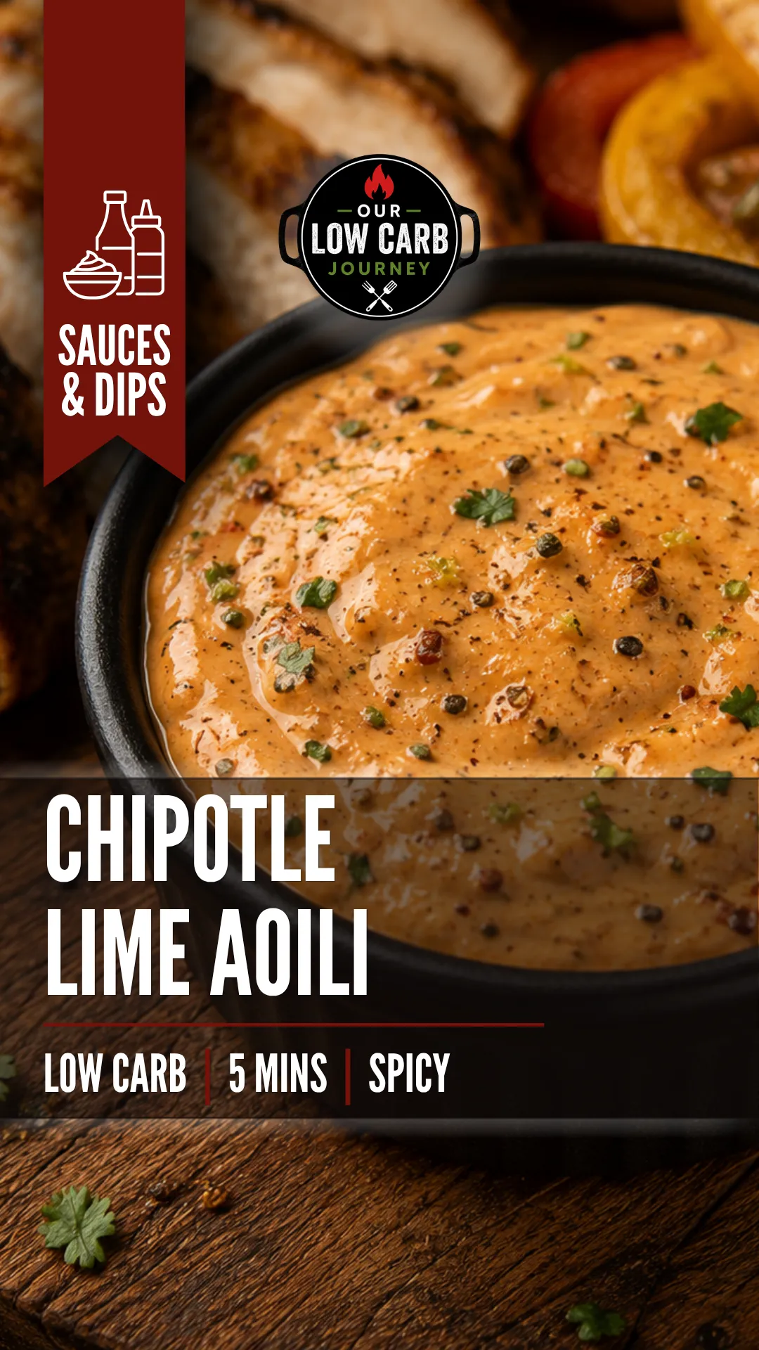 Chipotle lime aioi homemade sauce