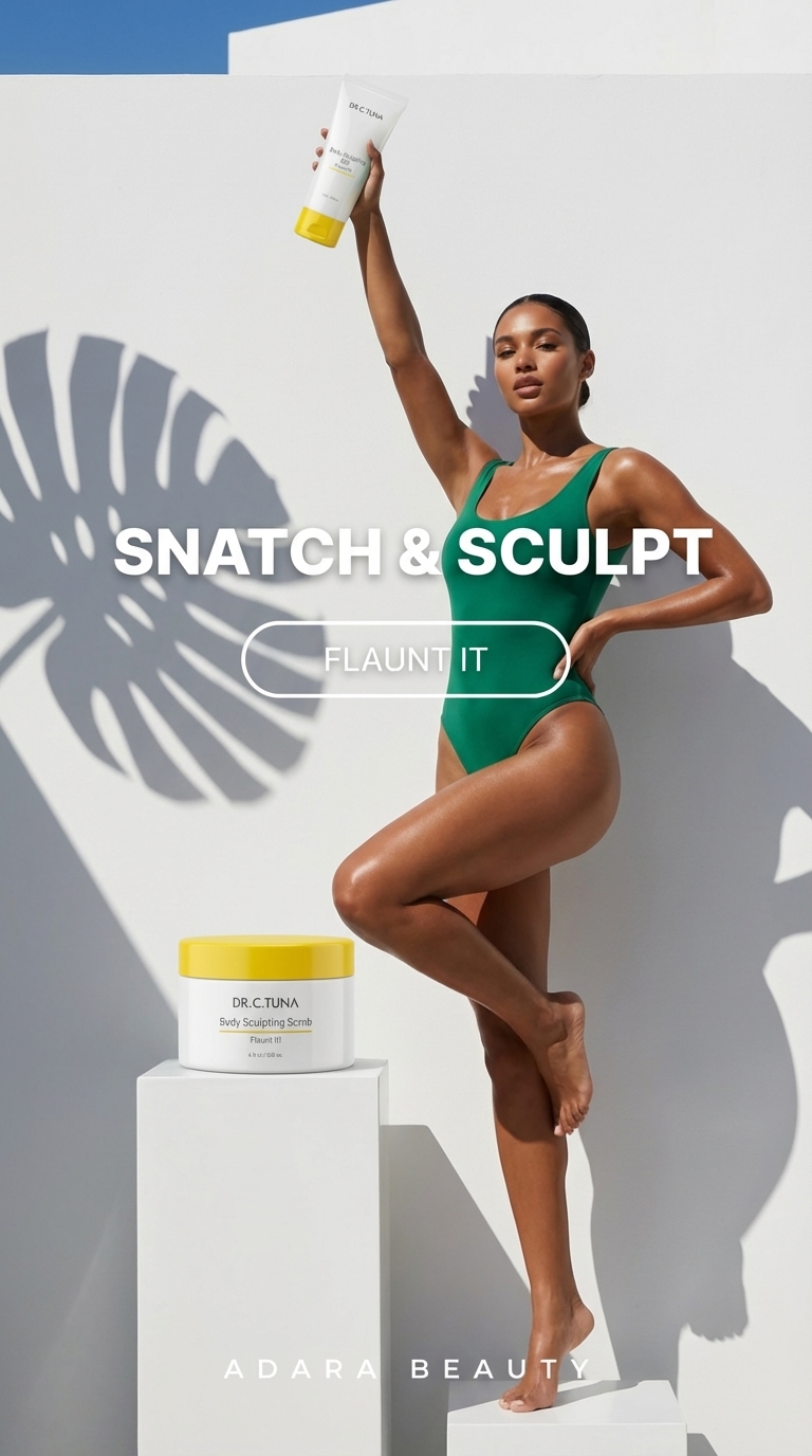 Firming Gel and Scrub for targeted body sculpting