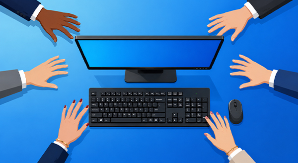 The Receptionist’s Computer That Belongs to Everyone