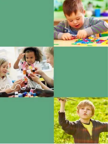 A vibrant collage showcasing children joyfully playing with various toys, highlighting their creativity and imagination.