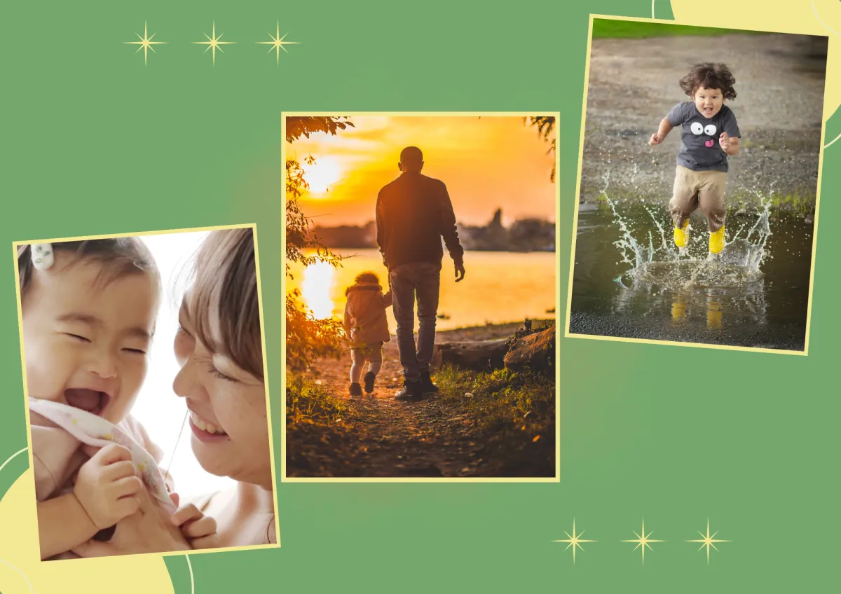 Images of parent and child communicating and connecting; ​​​​​​Laura Hutchinson, Speech-Language Pathologist at Paths 2 Communication, Guelph, Ontario
