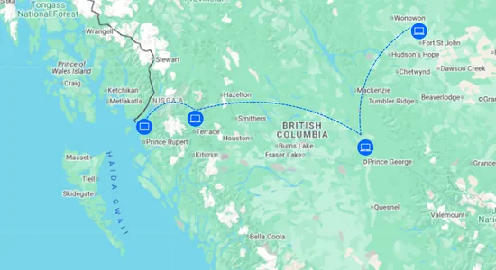 Northern British Columbia, Paths 2 Communication