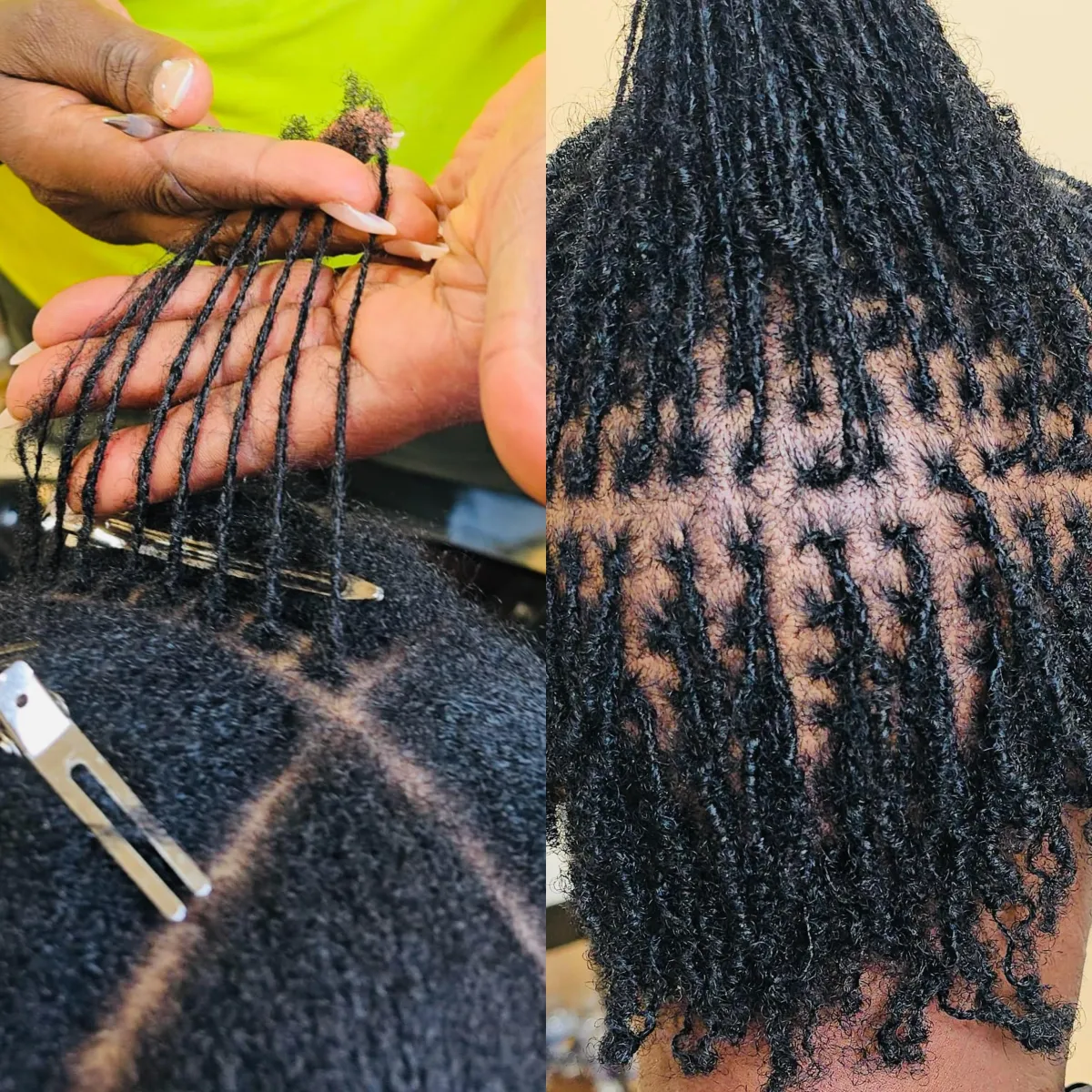white, red, and blue barber spiraling bar