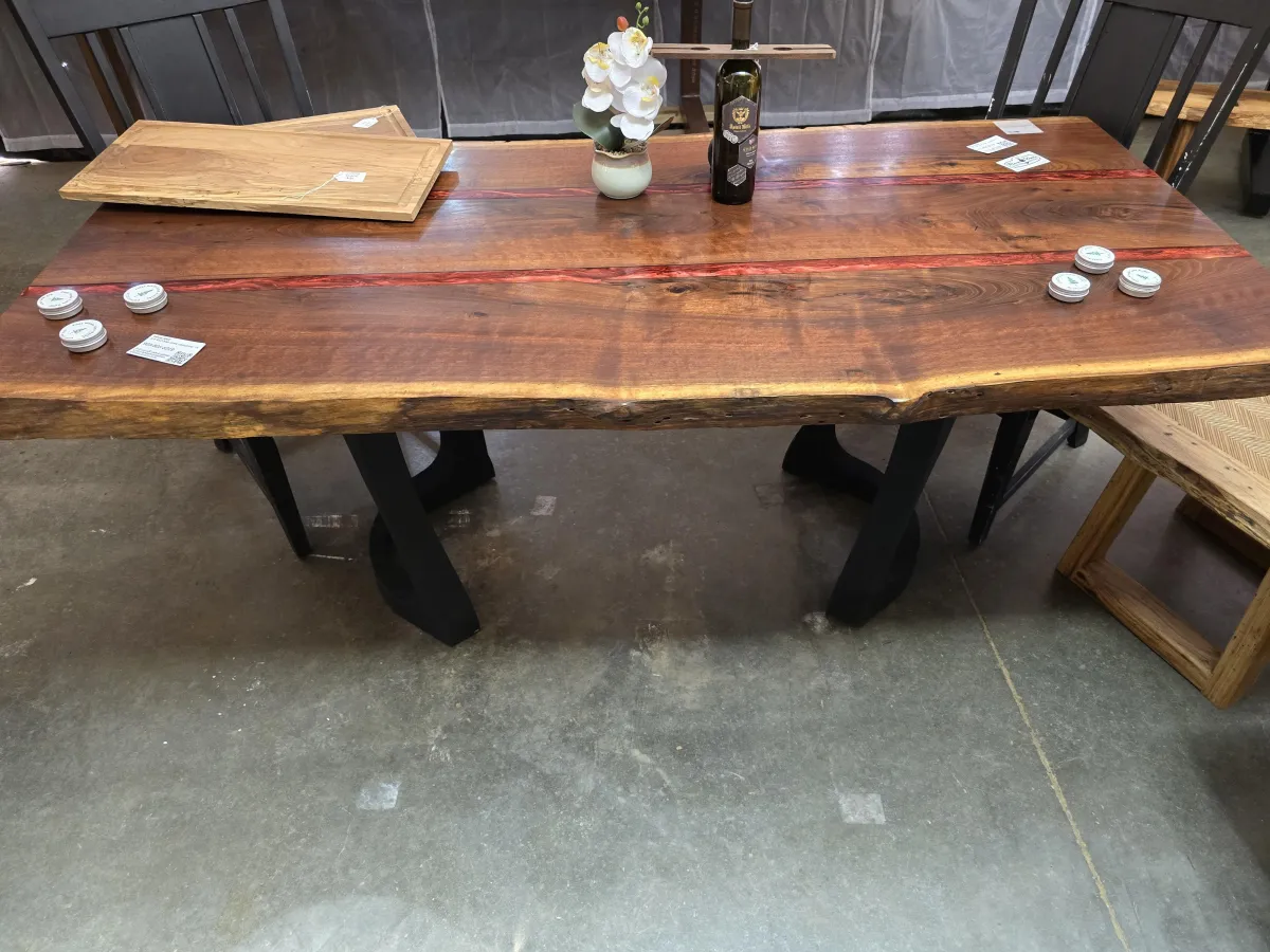 Custom dining tables at Pine Wood Custom Woodworks
