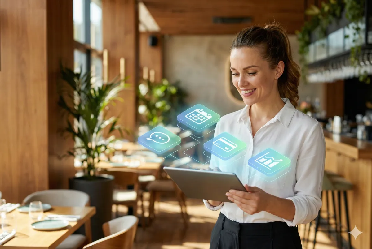 aerial photo of people on bar