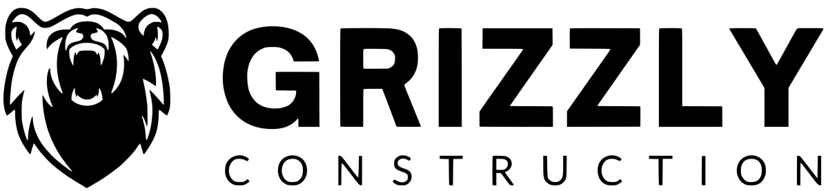 grizzly construction logo rectangle