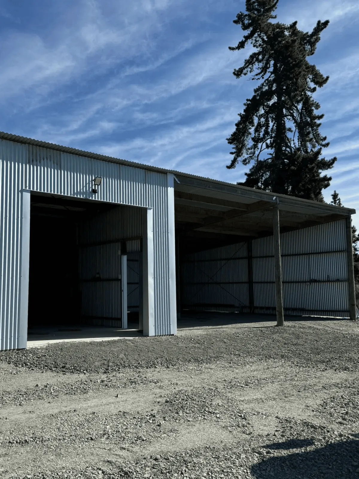 Pole shed groundwork and building support Upper Moutere Nelson
