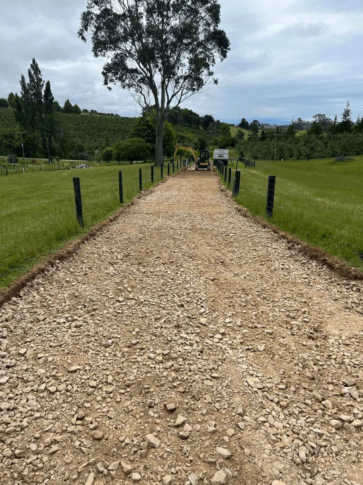 New gravel driveway and rural accessway Nelson Tasman