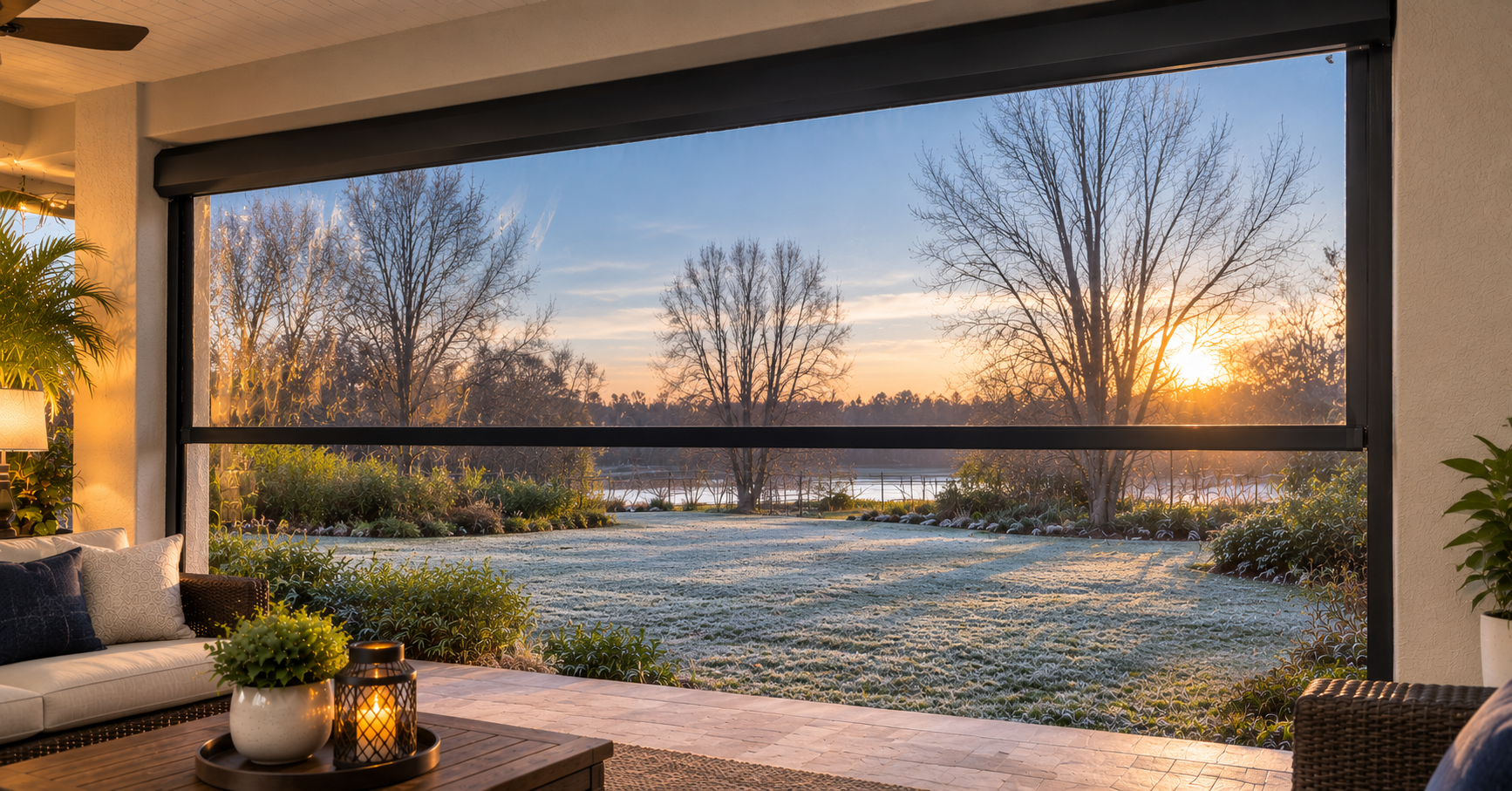 Clear Vinyl Weather Screens: Getting Nine Months Out of a Patio