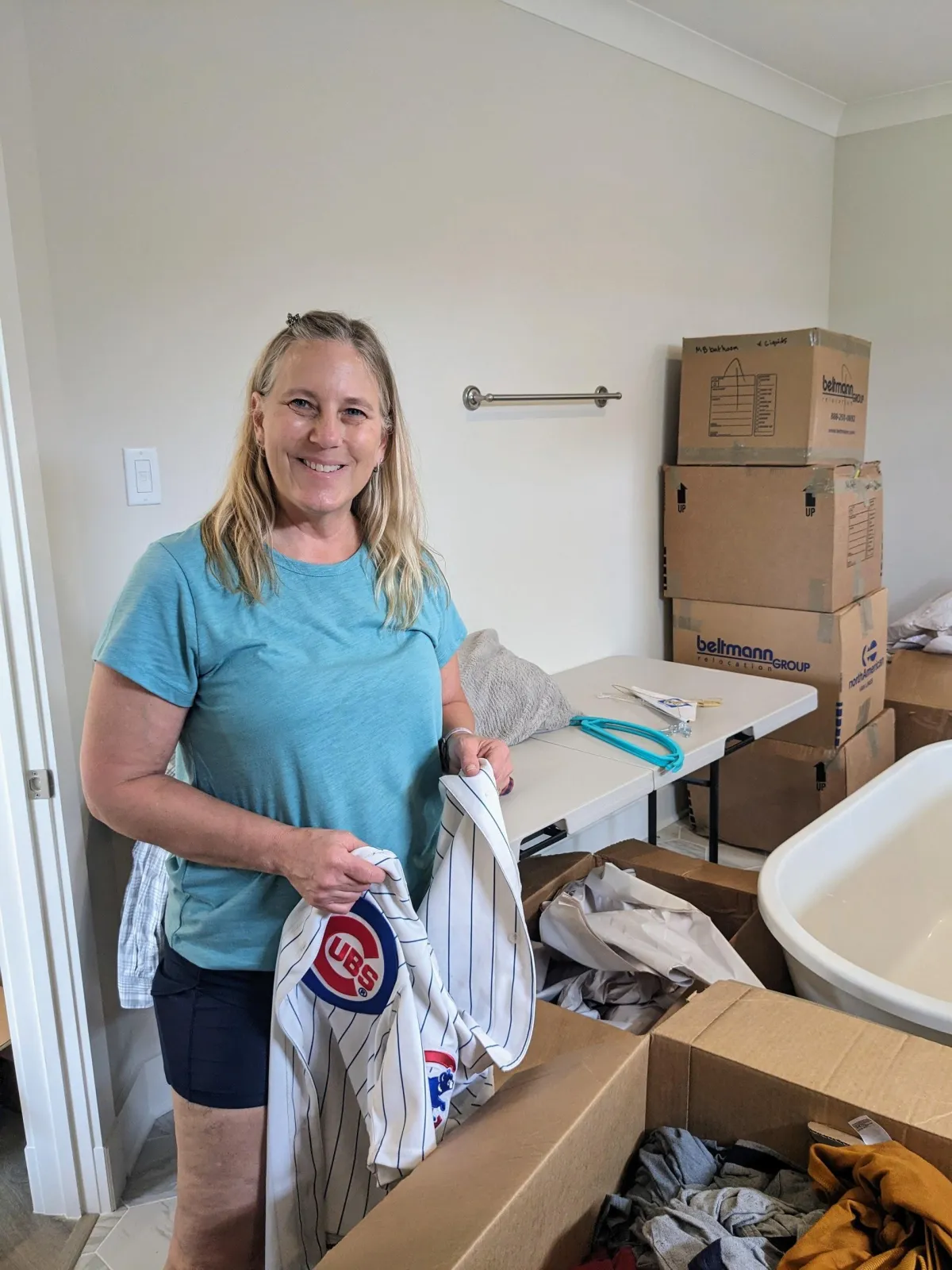 Professional Organizer Unpacking a home in Nashville