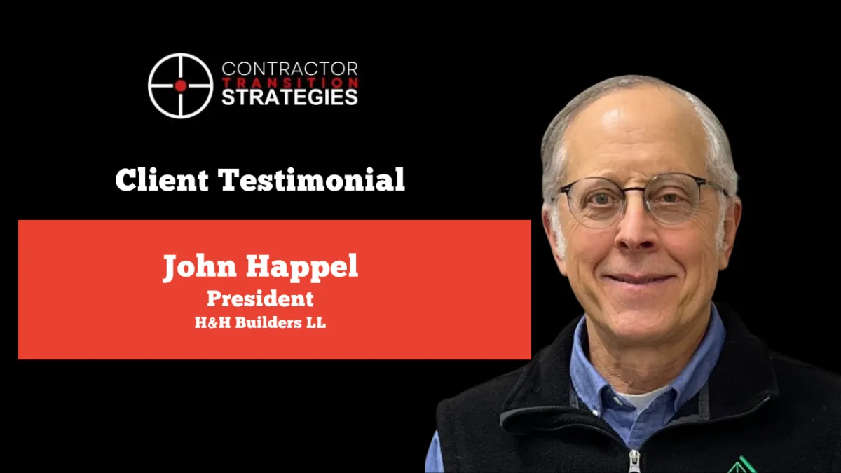 Client Testimonial from John Happel