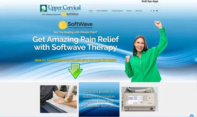 Upper Cervical Glen Caron Softwave Website
