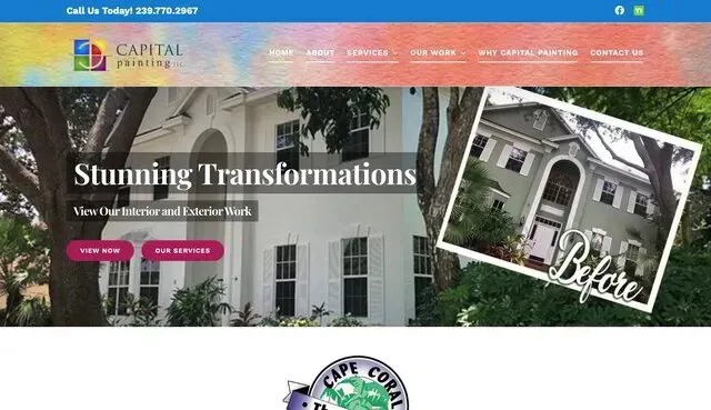Capital Painting Website