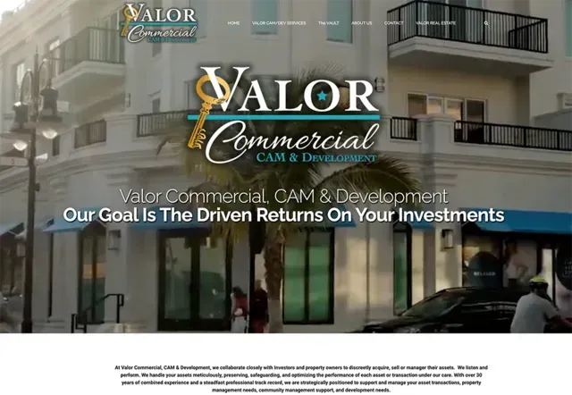 Valor Property Management website