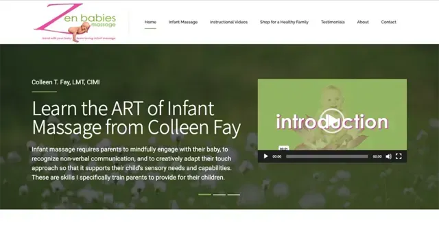 Zen Baies massage Website