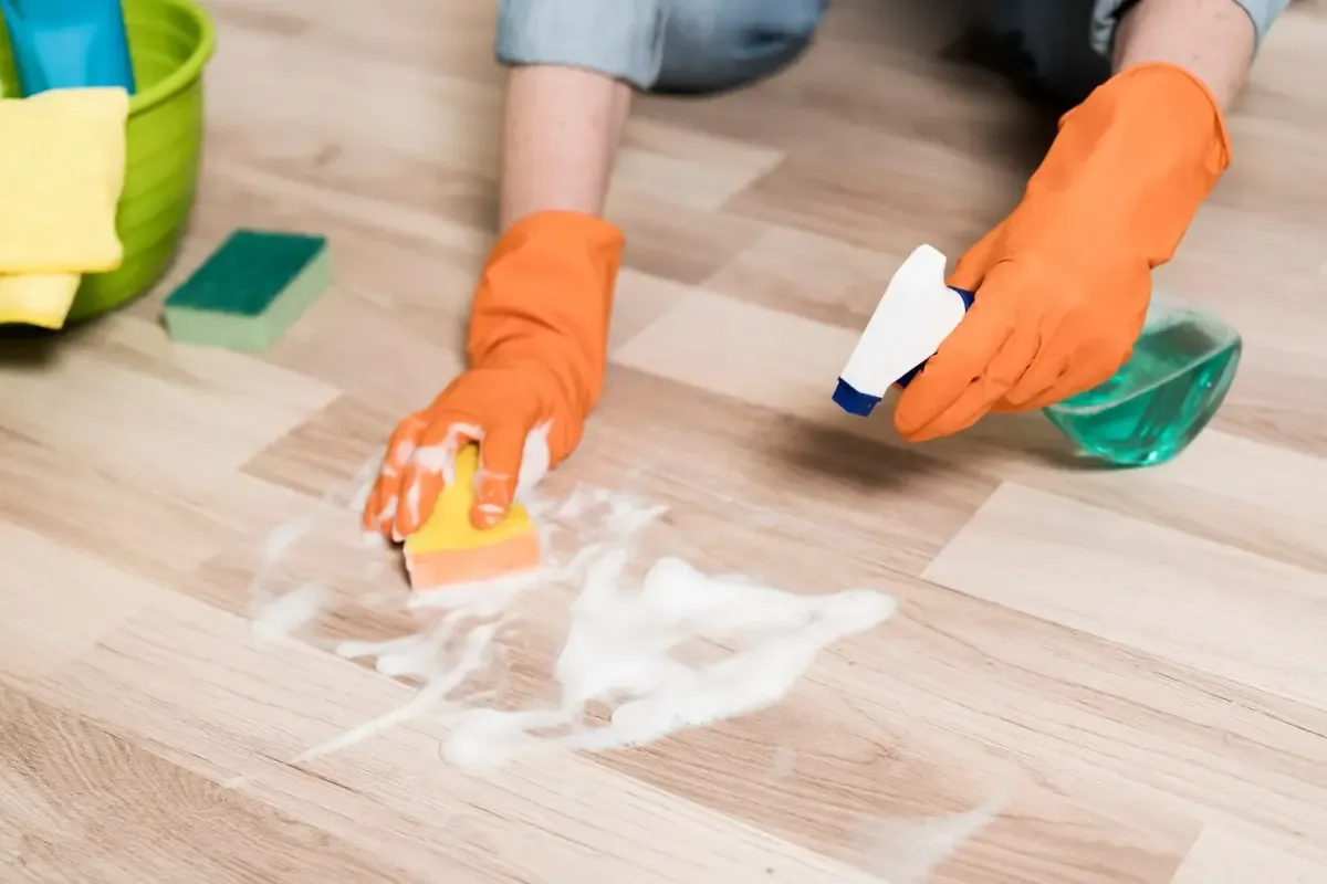 LVT Residue Cleaning