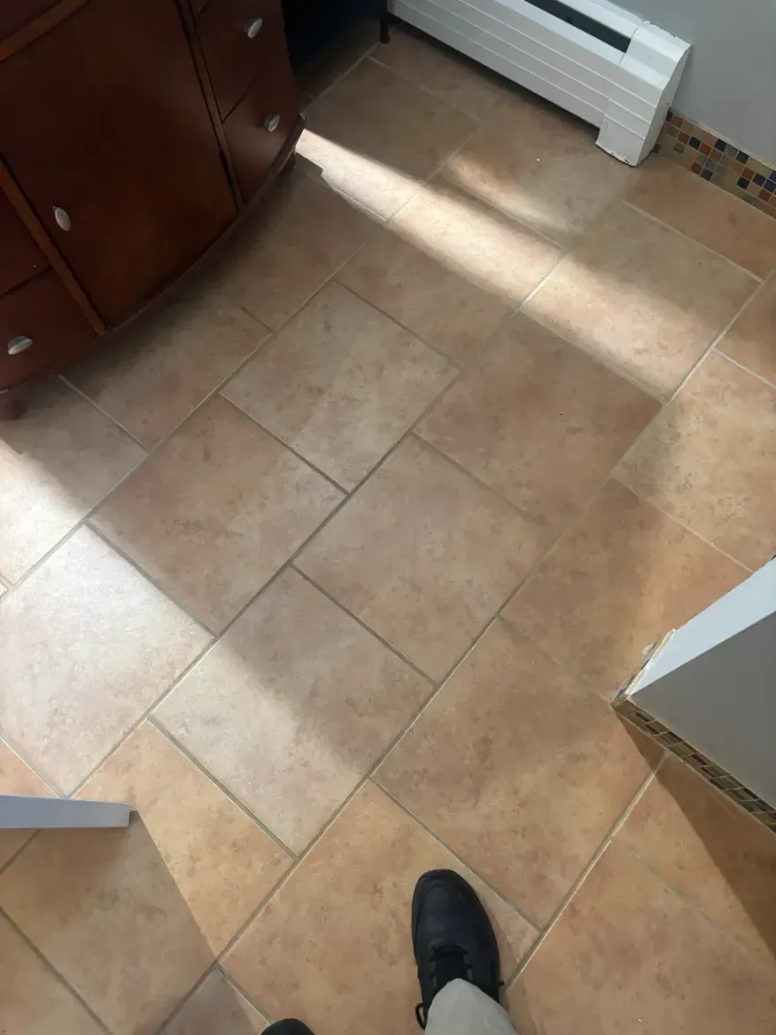 Sedalia Red Clay Iron Oxide Tile Grout Cleaning
