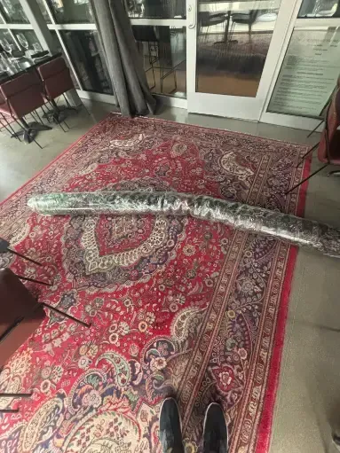 Franktown Iron Oxide rug cleaning