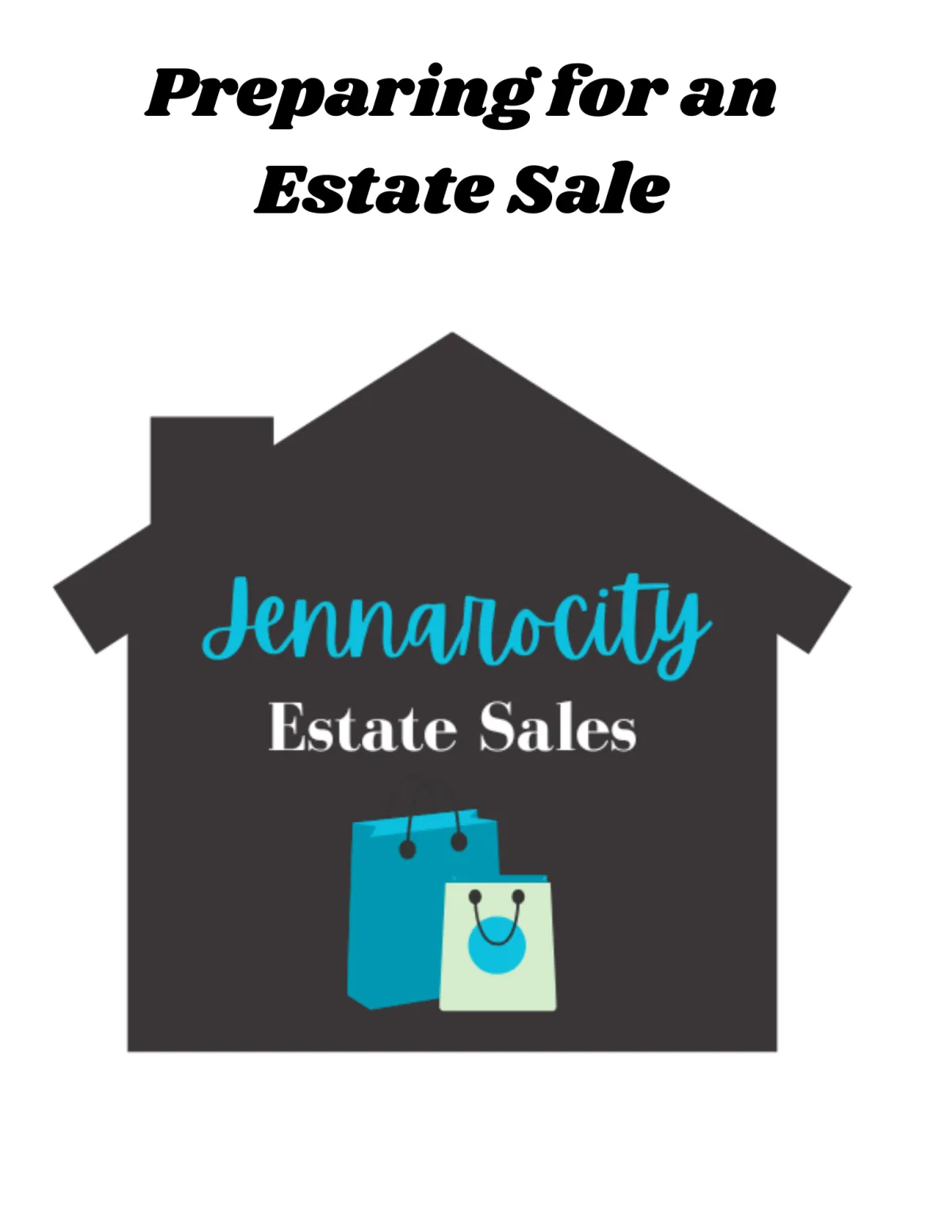Estate sale preparation packet cover