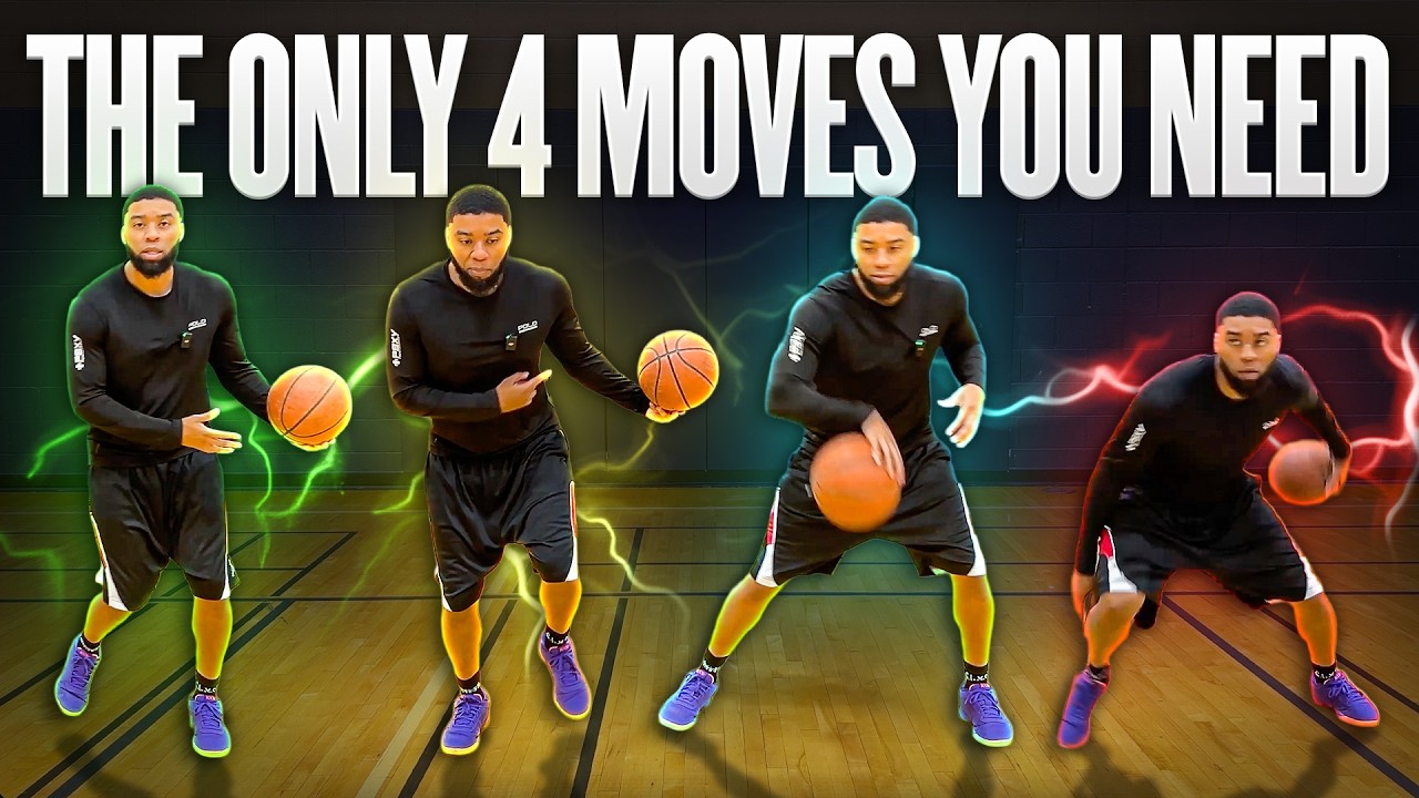 4 Dribble Moves to Beat a Defender (Coach Meech)