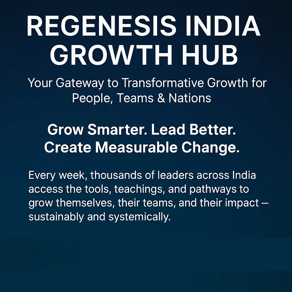 Regenerate Potential.  Reimaine Growth.