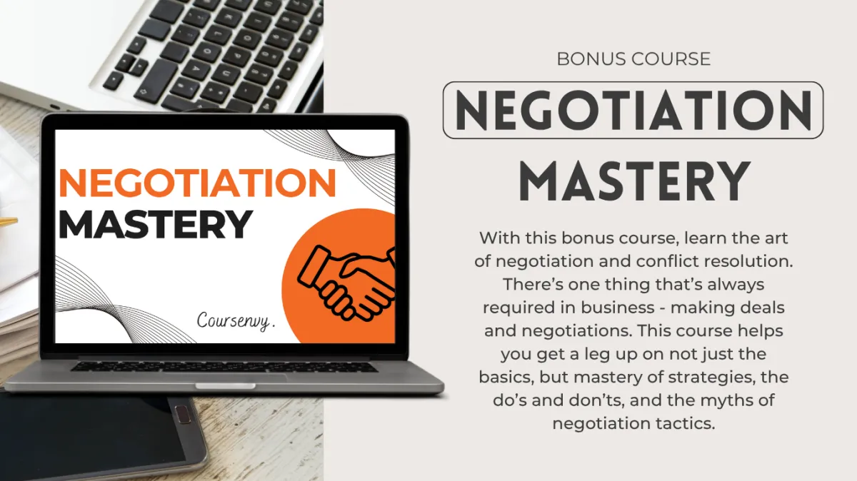 BONUS NEGOTIATION MASTERY COURSE