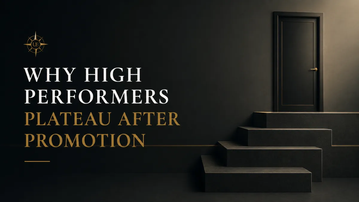 Why High Performers Plateau After Promotion
