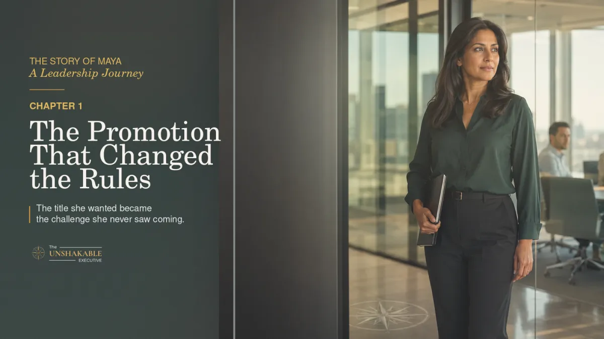 The Story of Maya - Chapter 1:  The Promotion That Changed The Rules