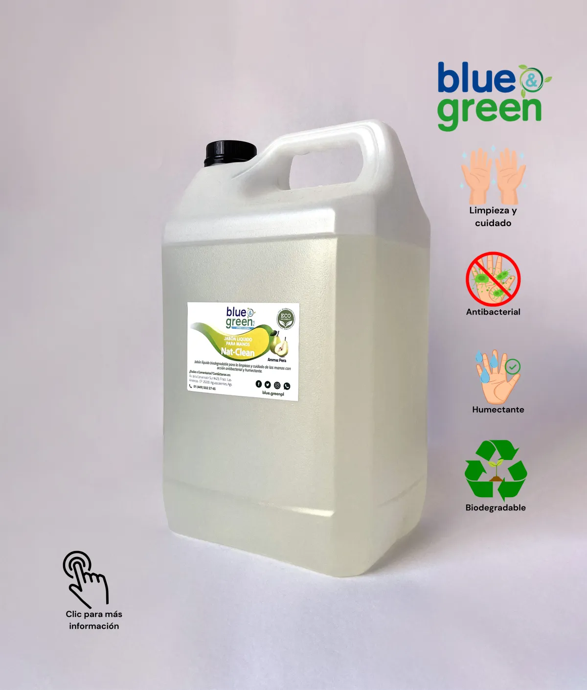 Jabon pera 5 lt mayoreo