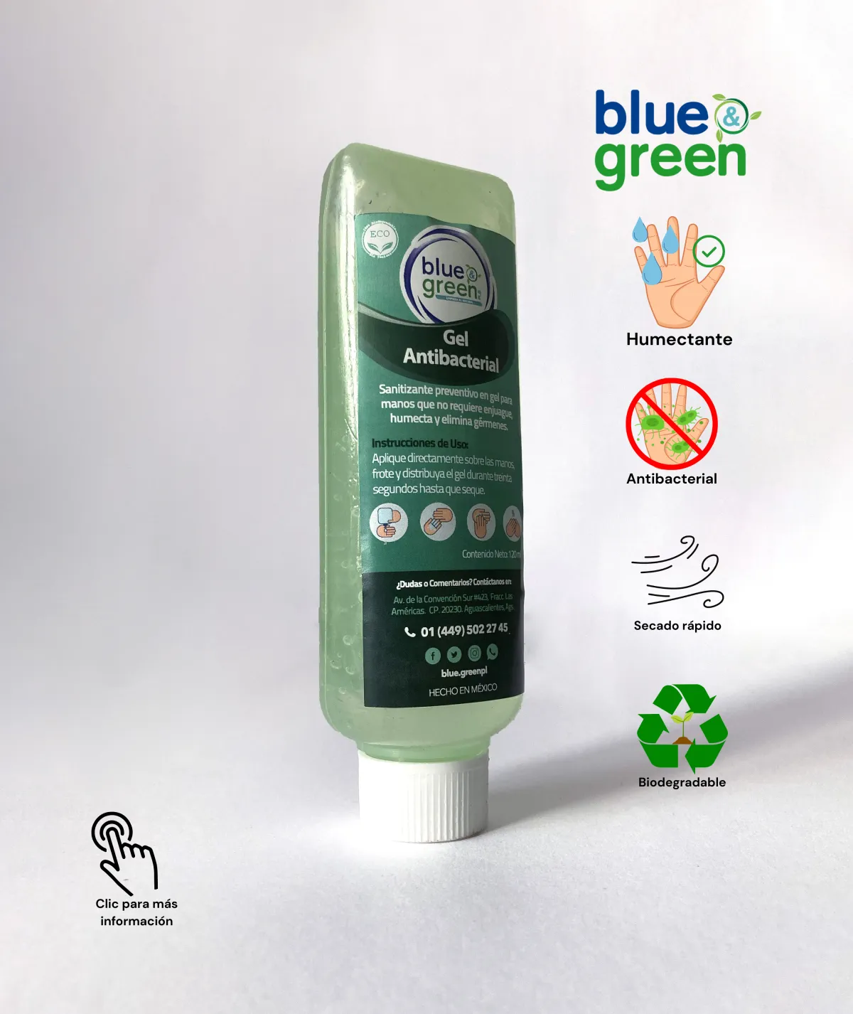 Gel antibacterial 120 ml