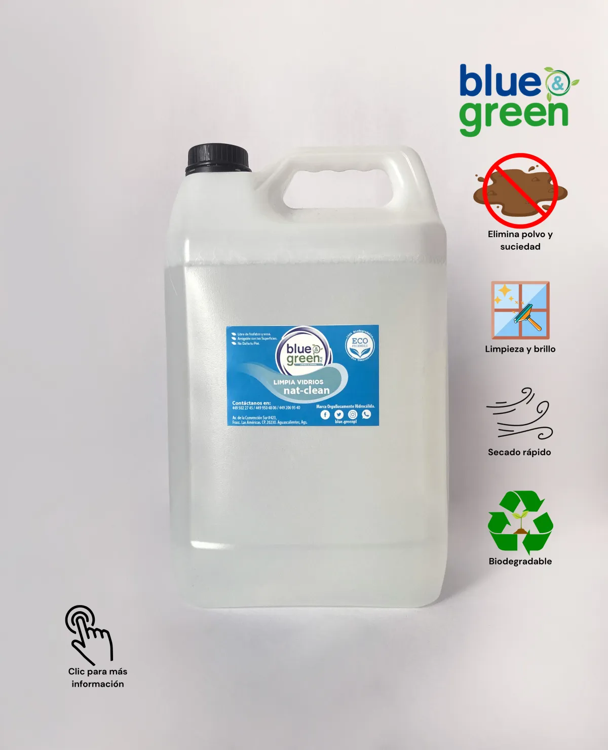 Limpiavidrios 5 lt mayoreo