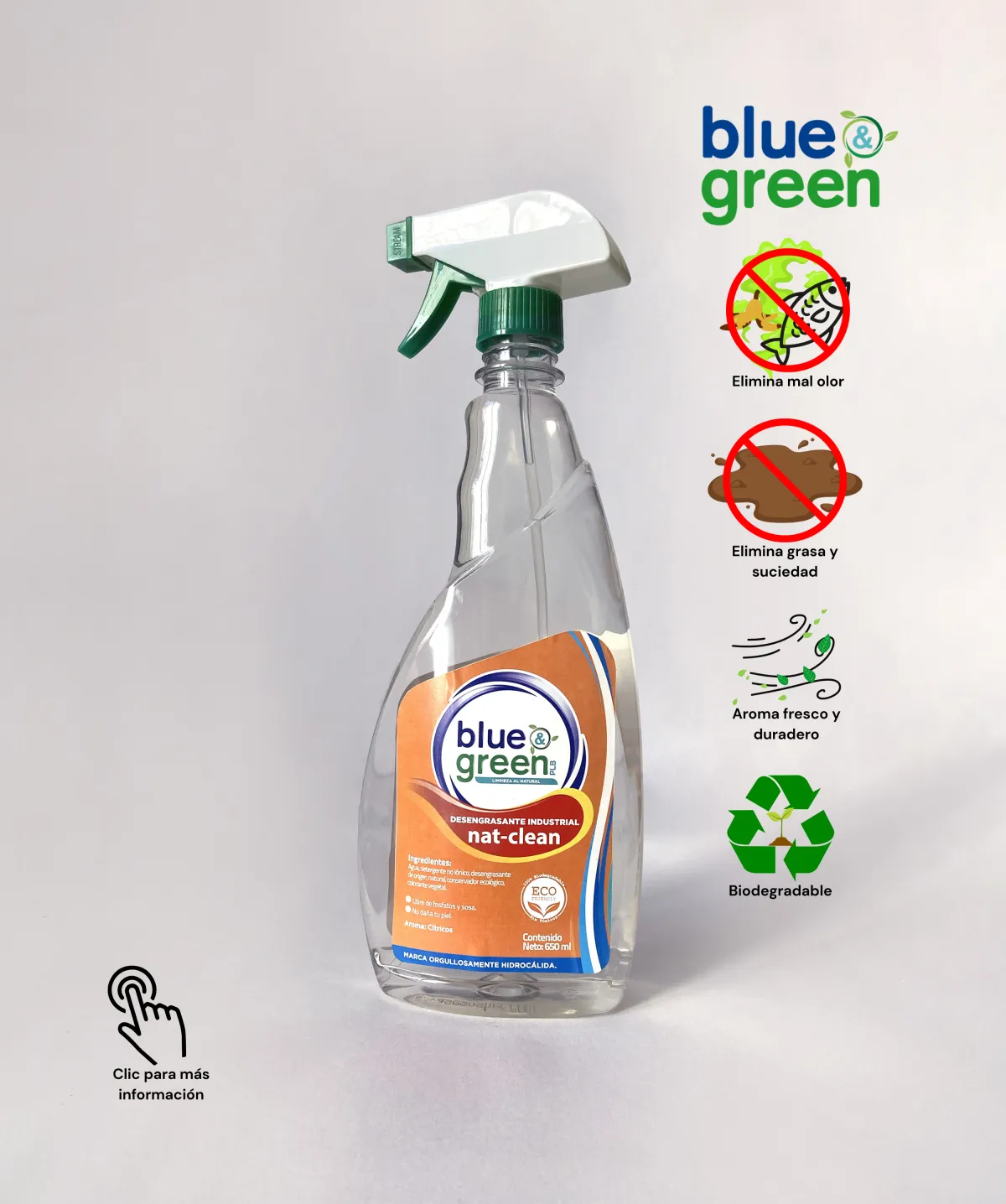 Desengrasante industrial 650 ml