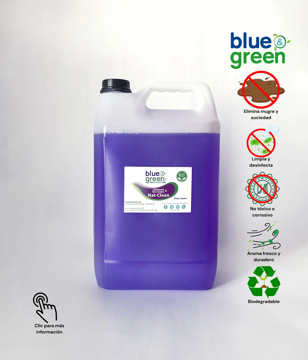 Limpiador multiusos lavanda 5 lt mayoreo