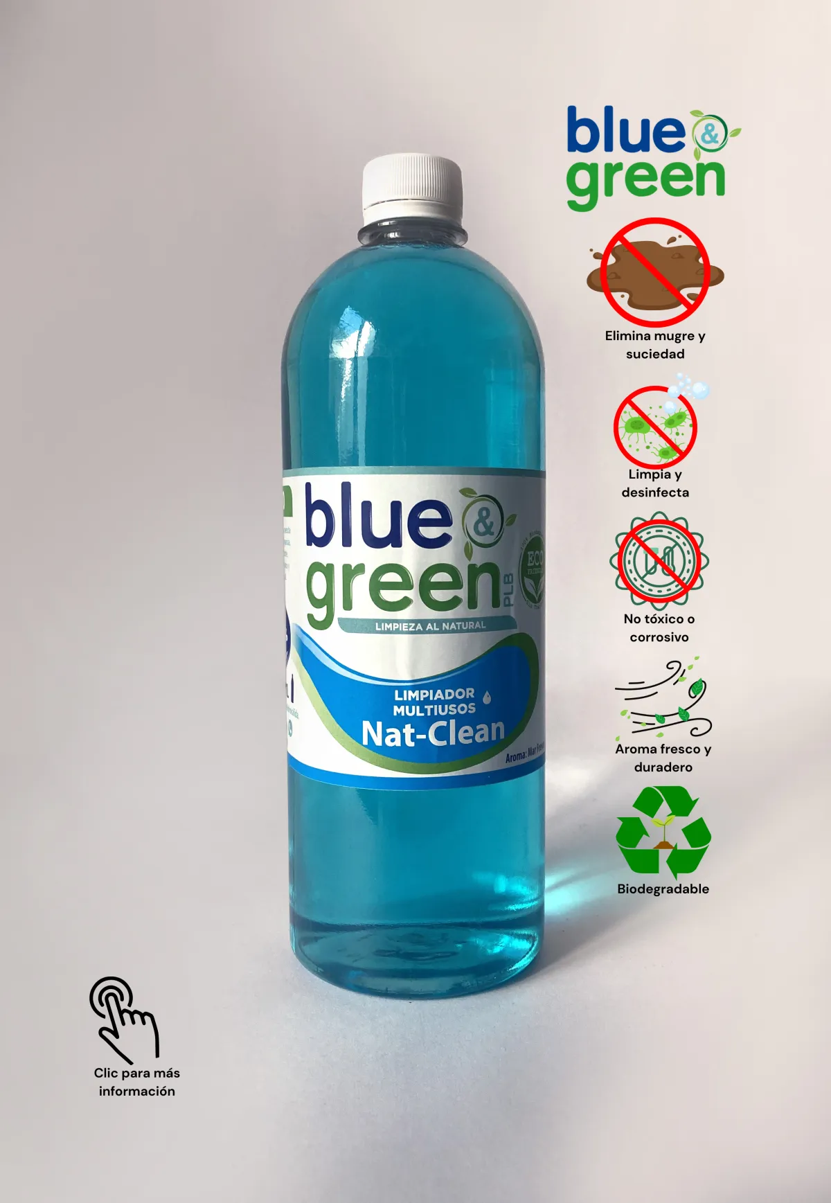 Limpiador multiusos mar fresco 1 lt