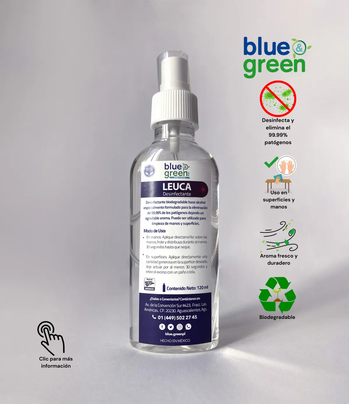 Desinfectante leuca 120 ml