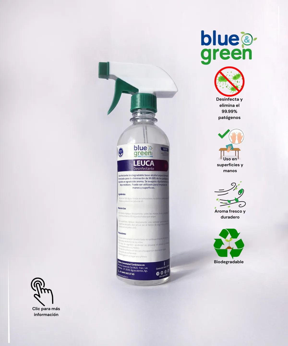 Desinfectante leuca 500 ml