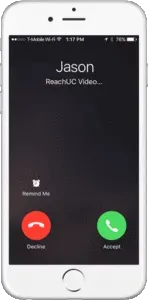 ReachUC VoIP app on iPhone and Android — mobile business phone system for Central New York companies