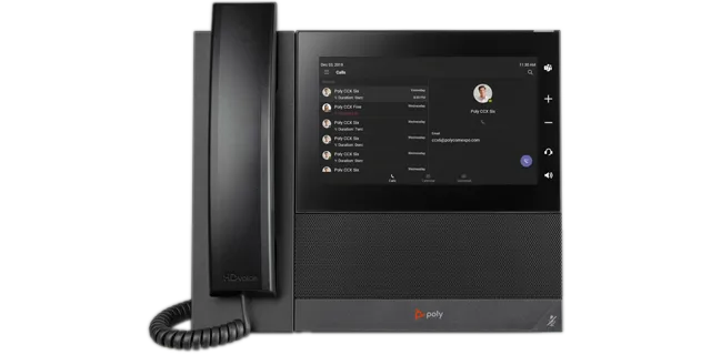600CCX Performance Business Media Desk Phone with Large Color Screen - The Garam Group VoIP Phone Service
