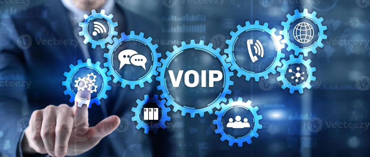Business team using VoIP Phone Service in Syracuse NY