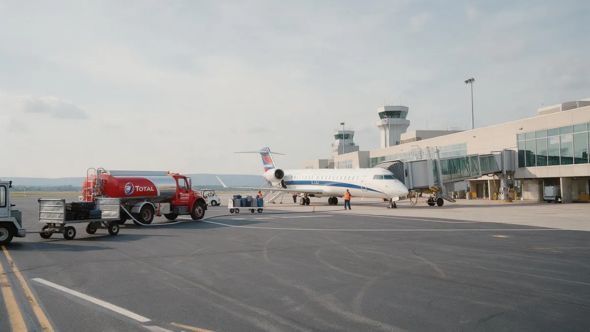 Syracuse Hancock International Airport in North Syracuse, New York