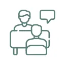 Open book with rising bar chart symbolizing knowledge, data, and growth.