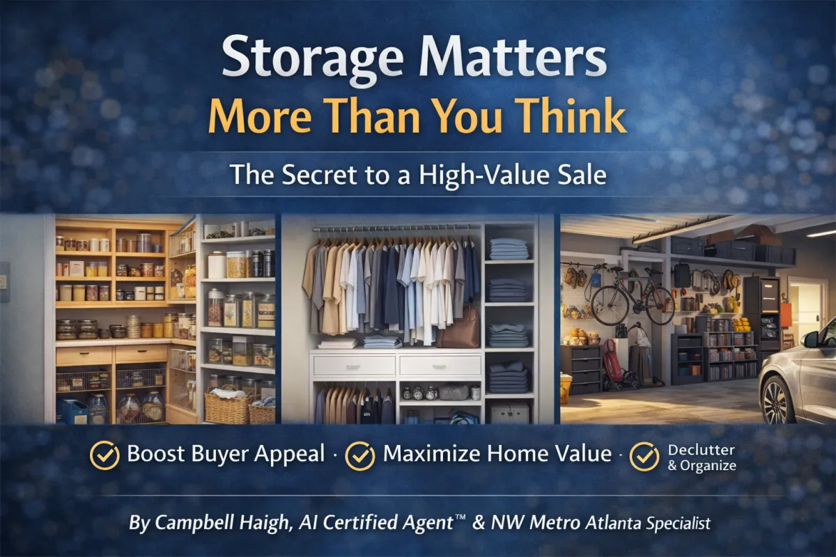 Home Storage ROI & Resale Tips | Marietta, Kennesaw & Acworth Real Estate 2026