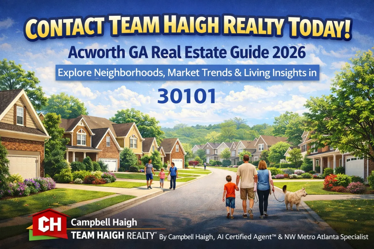 Acworth, GA Real Estate Guide 2026: Neighborhoods, Market Trends & Living Here