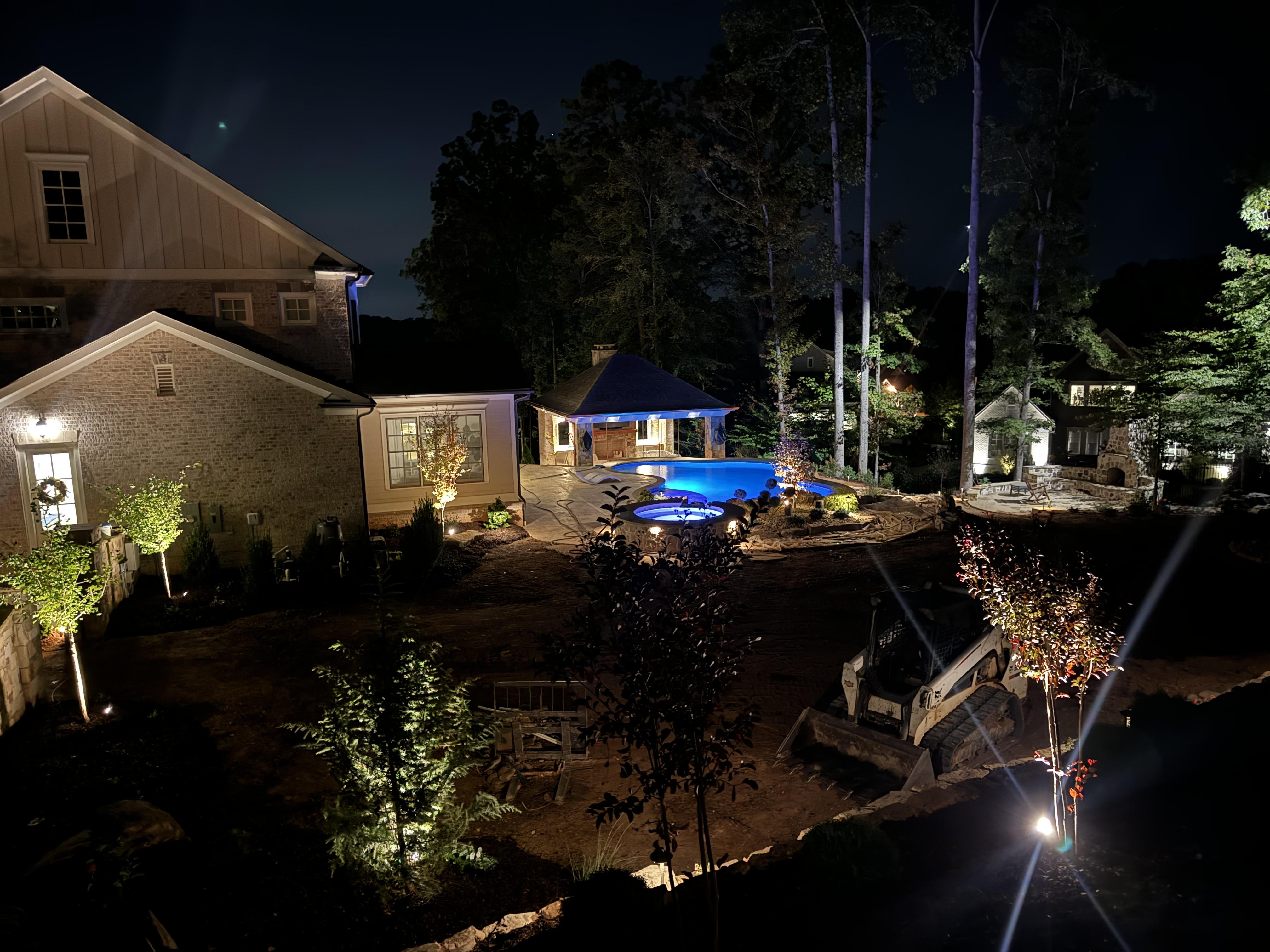 Outdoor Lighting Installation