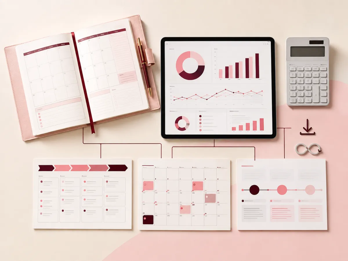 Connected dashboards, calculators and planning tools from ScaleHer Growth